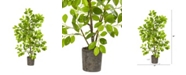 Nearly Natural 3' Ficus Artificial Tree in Planter